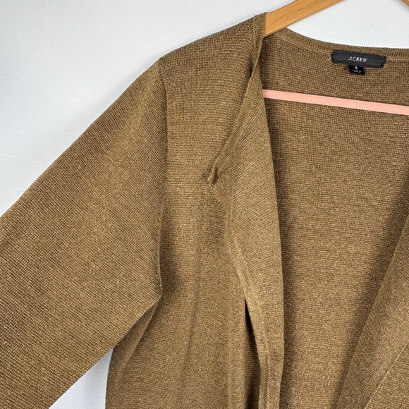 J Crew Juliette Women Duster Cardigan Sweater Blazer Sz S Linen Business City - Picture 5 of 12